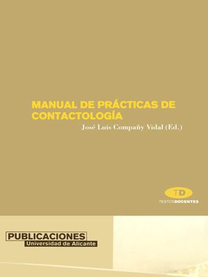 cover image of Manual de prácticas de contactología